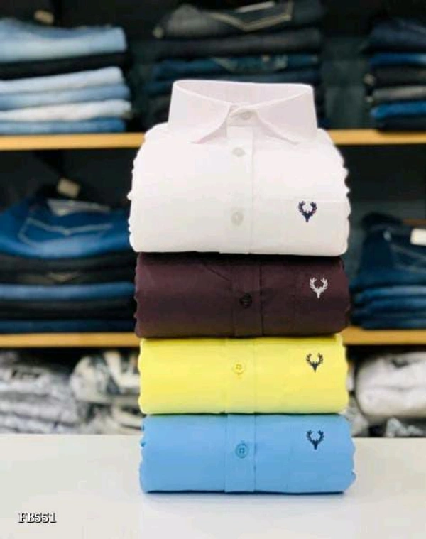 Allen Solly Plain Shirts For Men - 4 Pc Combo Stylish & Comfortable - L-40
