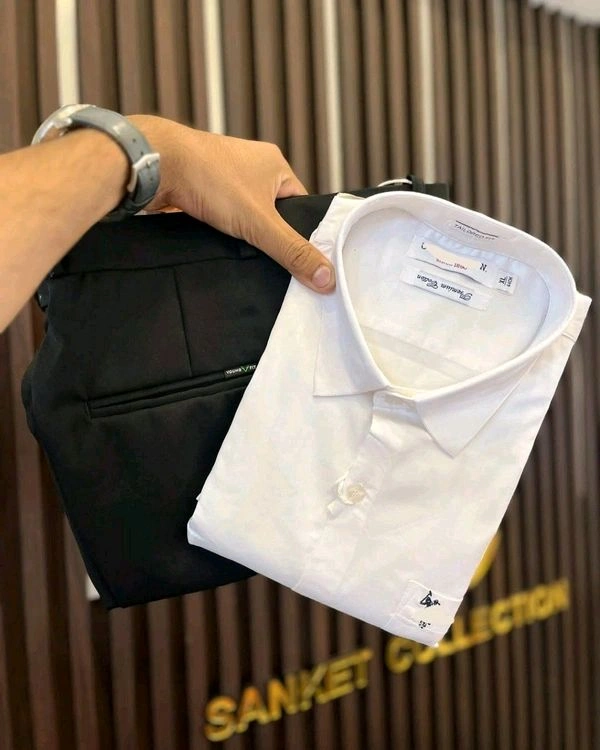 Cotton Shirt And Pent Combo  - XL-42, 30