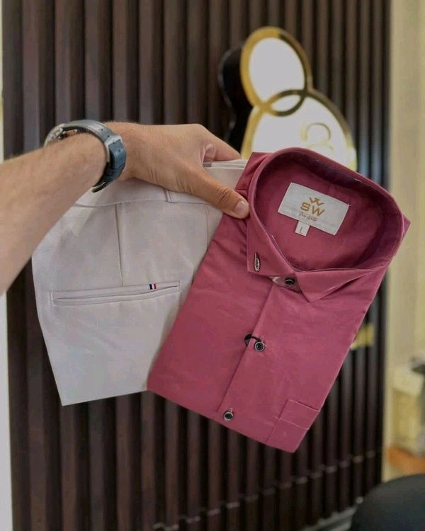 Cotton Shirt And Pent Combo  - 34, M-38