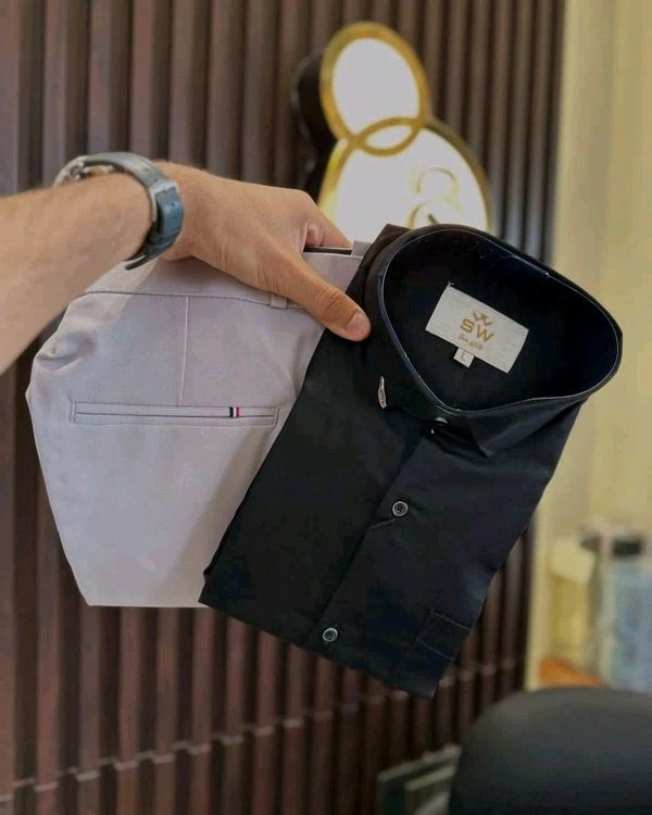 Cotton Shirt And Pent Combo  - XL-42, 36