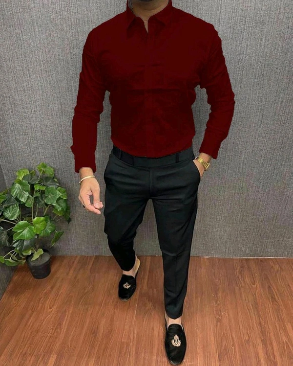 Cotton Shirt And Pent Combo  - 32, XXL-44