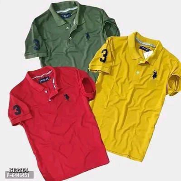 Uspolo Matty Tshirt Combo Of 3pcs - XL-42