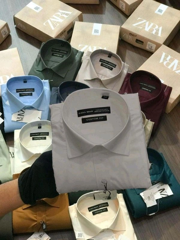 Zara Plain Shirts  - XL-42