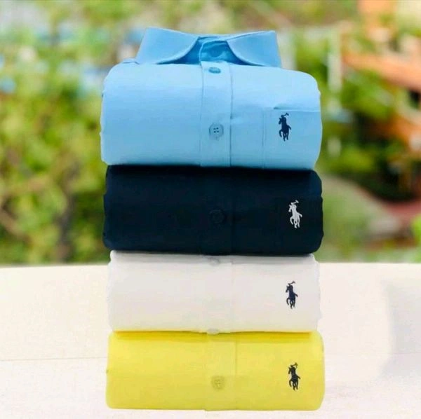Plain Shirts Combo Of 4pcs  - XXL-44