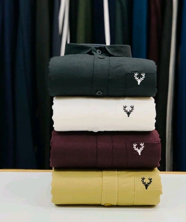 Allen Solly Plain Shirts Combo Of 4pcs  - M-38