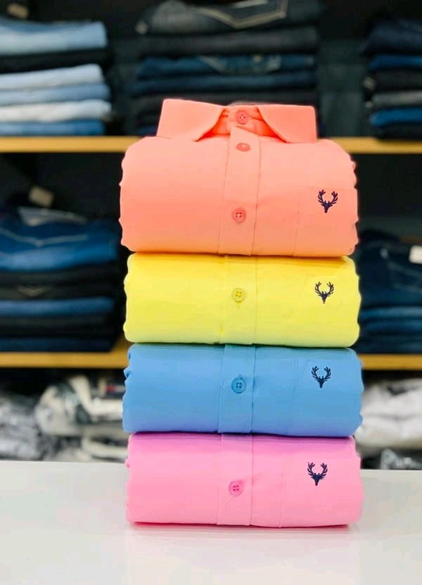 Allen Solly Plain Shirts Combo Of 4pcs  - M-38