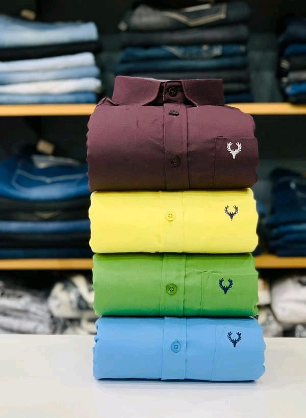 Allen Solly Plain Shirts Combo Of 4pcs  - M-38