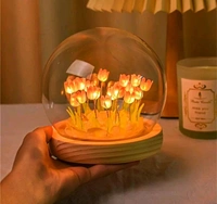 Magical Tulip Flower LED Night Lamp ✨🌸