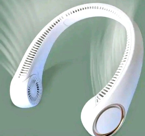 Neckband Fan
 - White