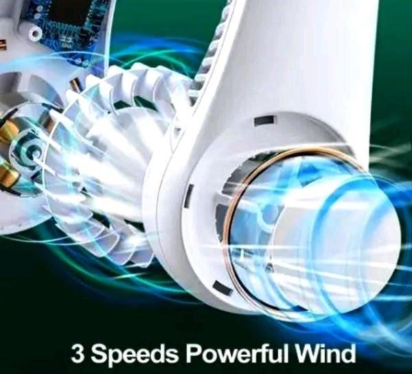 Neckband Fan
 - White