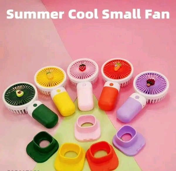 Mini USB Rechargeable Portable Fan – Flower Design
