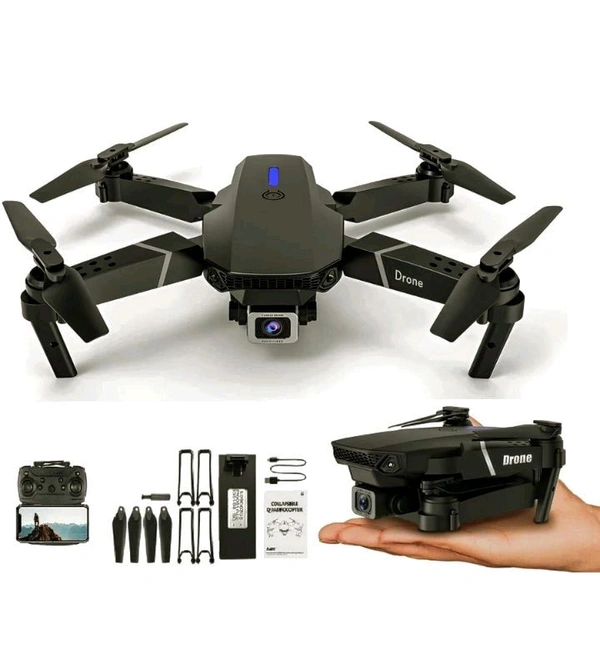 Foldable Camera Drone with Remote Control

 - Black