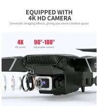 Foldable Camera Drone with Remote Control

 - Black