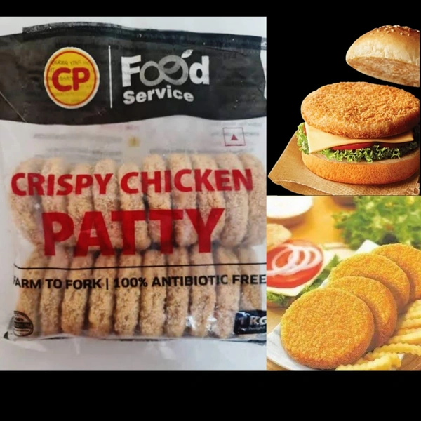 Cp Crispy Chicken Burger Patty ( 20 pcs. ) - 1 kg
