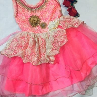 Party Wear Gown For Girls💕💕❤❤❤ - White , L