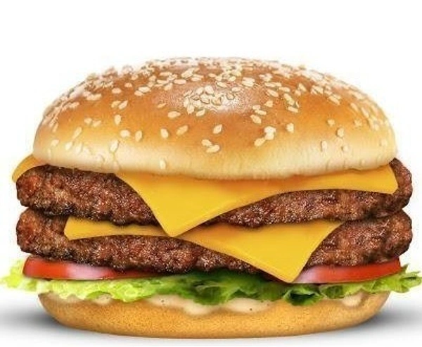 Double Veg Cheese Burger