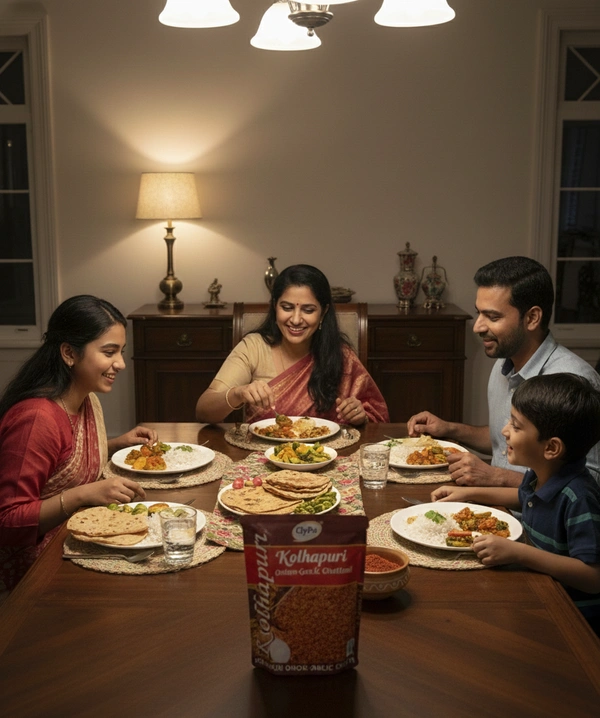 ClyPa Authentic Kolhapuri Chattani – Traditional Kaanda-Lasun Masala Blend | Fiery Onion-Garlic Spice Mix from Maharashtra - 500gm