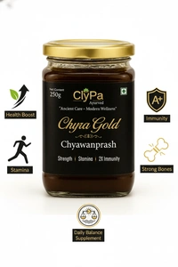 ClyPa Chyra Gold Ayurvedic Chyawanprash – Ayurvedic Rejuvenation for Mind & Body - 250gm - 250gm