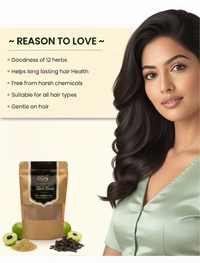ClyPa KeshLuxe 100% Ayurvedic Hair Wash Powder for Hair Loss & Dandruff - 250gm - 250gm