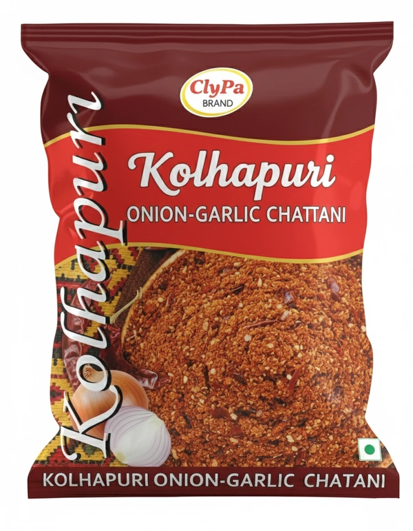 ClyPa Authentic Kolhapuri Chattani – Traditional Kaanda-Lasun Masala Blend | Fiery Onion-Garlic Spice Mix from Maharashtra - 500gm