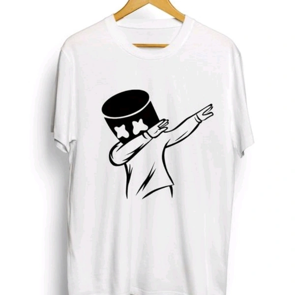 Fancy Knit Pure Cotton Printed Men's T-shirt - xL