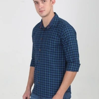 Carbonn Cloth Men Full Sleeve Cotton Shirts - M