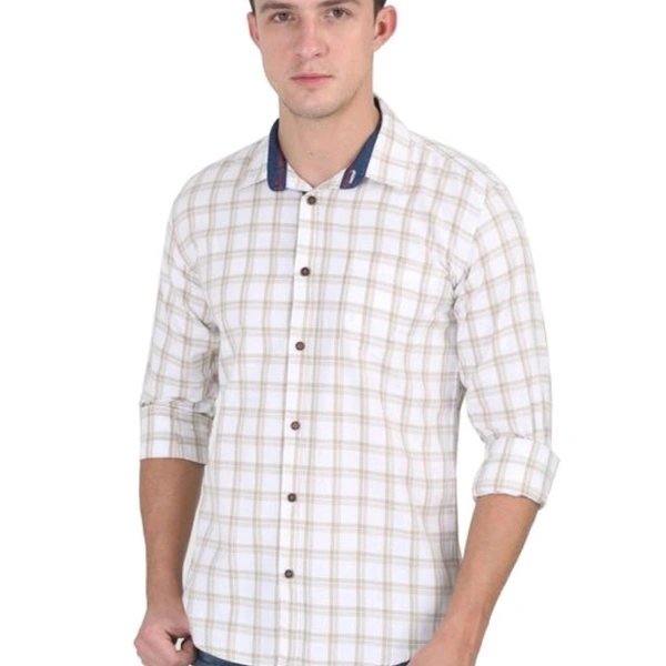 Carbonn Cloth Men Full Sleeve Cotton Shirts - S