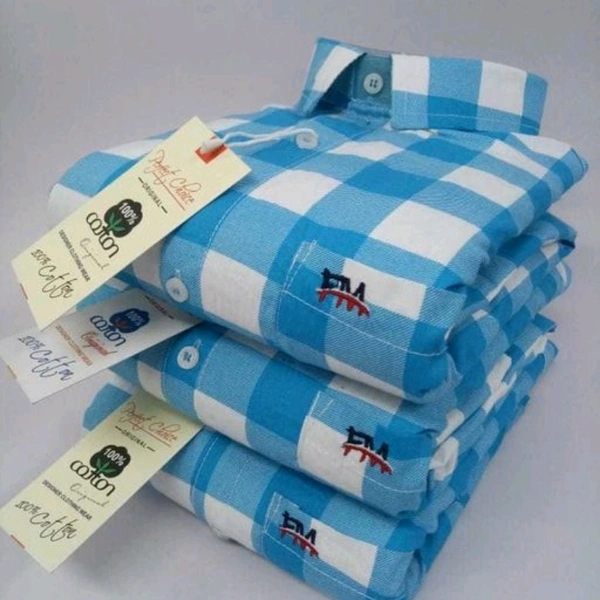 Stylish Premium Cotton Printed Men's Shirt - XL