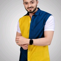 Men's Poly Cotton Half Sleeve Casual Printed Shirt - L