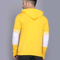 SIDKRT Solid Men Hooded Neck Tshirt - M