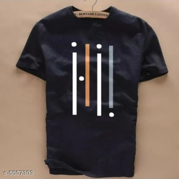 Trendy Men's Black Tshirts - M