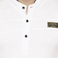 Classy Chinese Collar New Design T-shirt - M