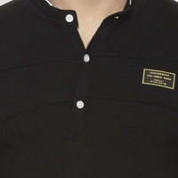 Classy Chinese Collar New Design T-shirt - XL