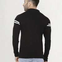 Classy Chinese Collar New Design T-shirt - XXL