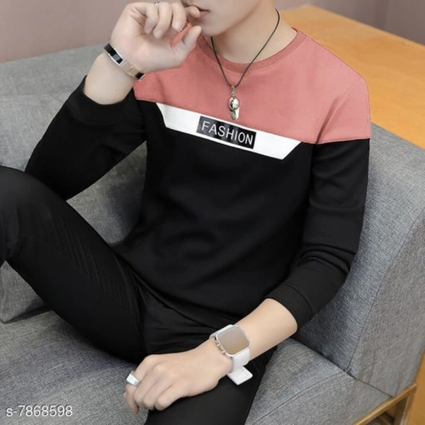 Seven Rocks 100% Cotton Regular Fit  Round Neck Full Sleeve Men's T-Shirt - 2XL