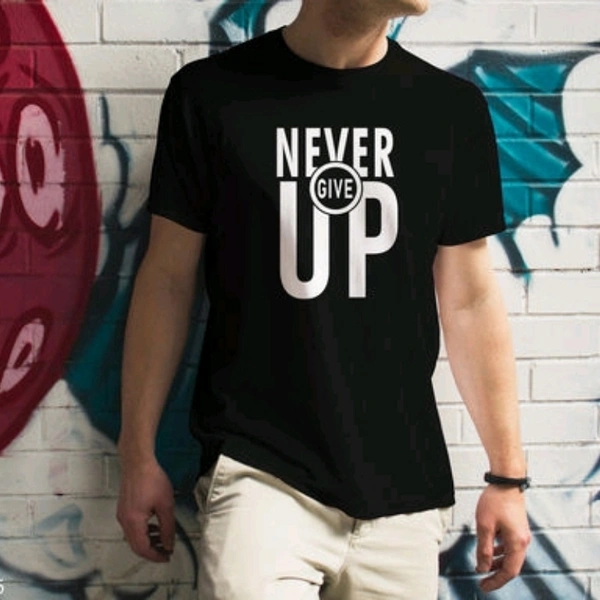 Pretty Modern Men Black Tshirts - M