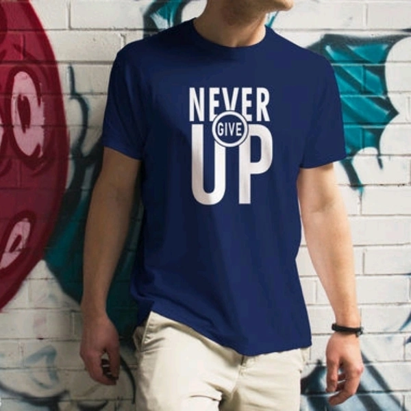 Stylish Ravishing Men Blue Tshirts - M