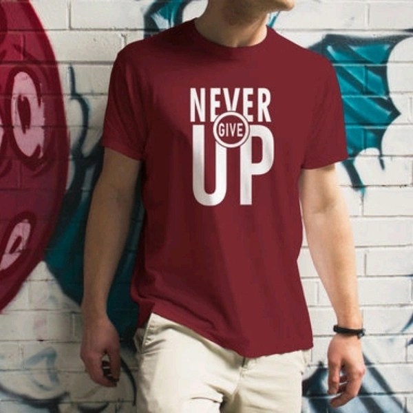 Classic Fashionable Men Red Tshirts - XXL