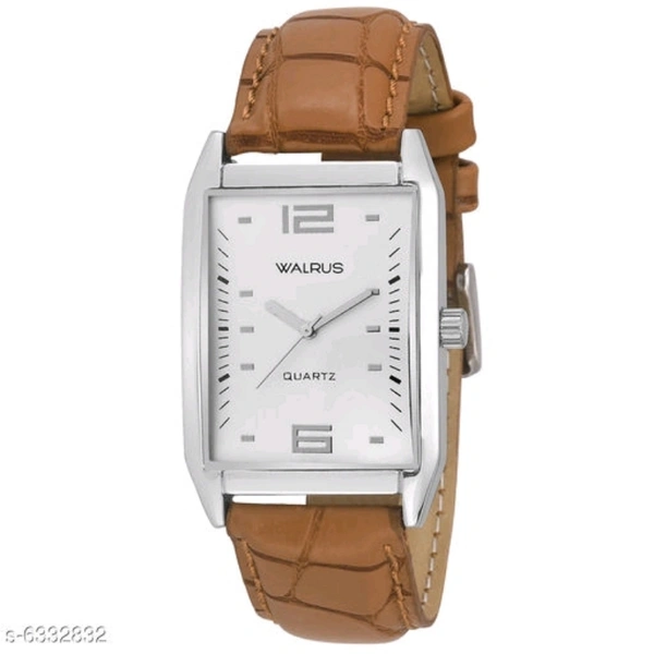 Walrus Townsman White Dial Analog Men Watch