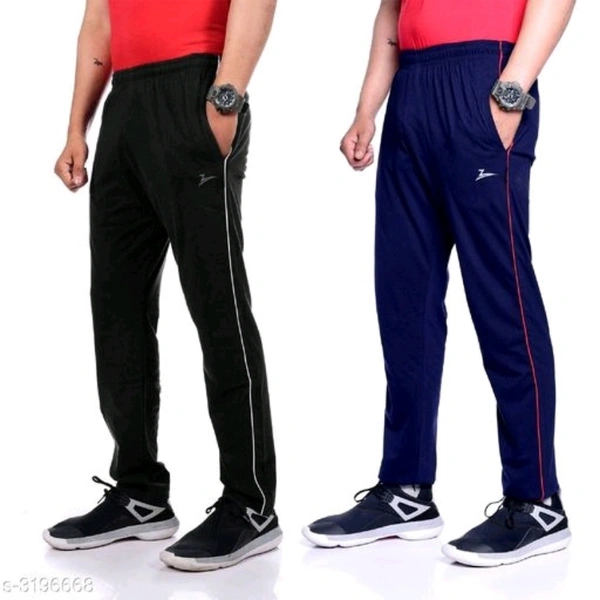 Zeffit Stylish Pc Cotton Men's Track Pants Combo - XL