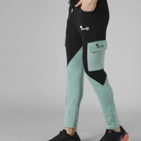 Veltick Men's Lycra Multicolor Track Pant - 28