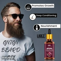 Onion Beard Hair Growth Oil For Longer And Thicker Beard And Moustache For Men Hair Oil (10 Ml)