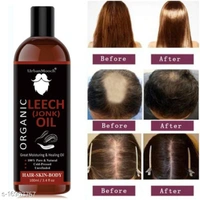  Pure Jonk Oil Leech Tail For Hair Regrowth control & hair fall For Men & Women- Hair Oil