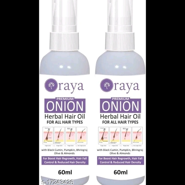   Onion Hair Oil For Hair Growth & Anti Dandruff Oil & Onion Shampoo For Men & Women