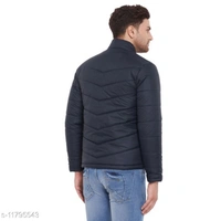 PERFKT-U Men's Navy Solid Puffer Jacket - XXL
