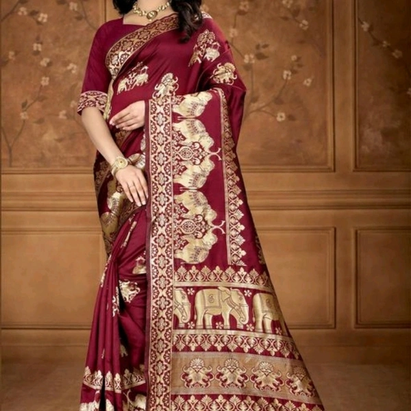 Adrika Attractive Banarasi Art Silk Women's Sarees