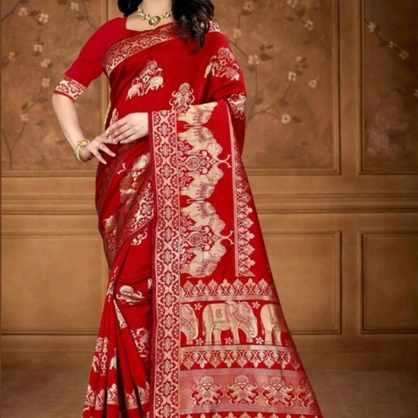 Attractive Banarasi Silk Women's Saree