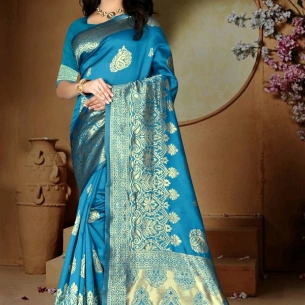 Attractive Banarasi Silk Women's Saree