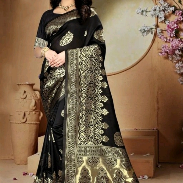 Attractive Banarasi Silk Women's Saree