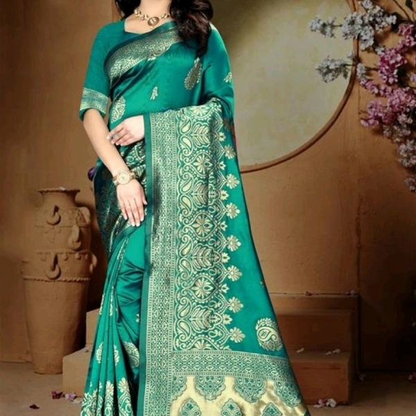 Attractive Banarasi Silk Women's Saree